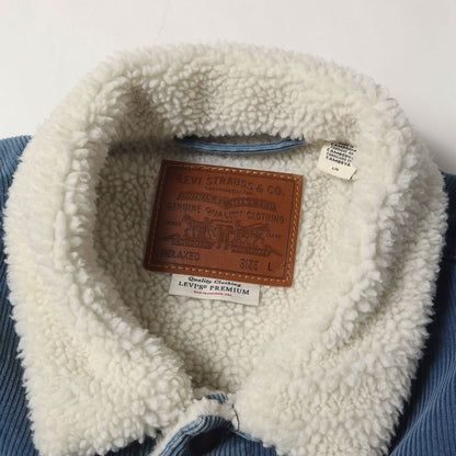 [リーバイスプレミアム] コーデュロイ シェルパボア 3rd トラッカージャケット (Relaxed FIT Sherpa Trucker)