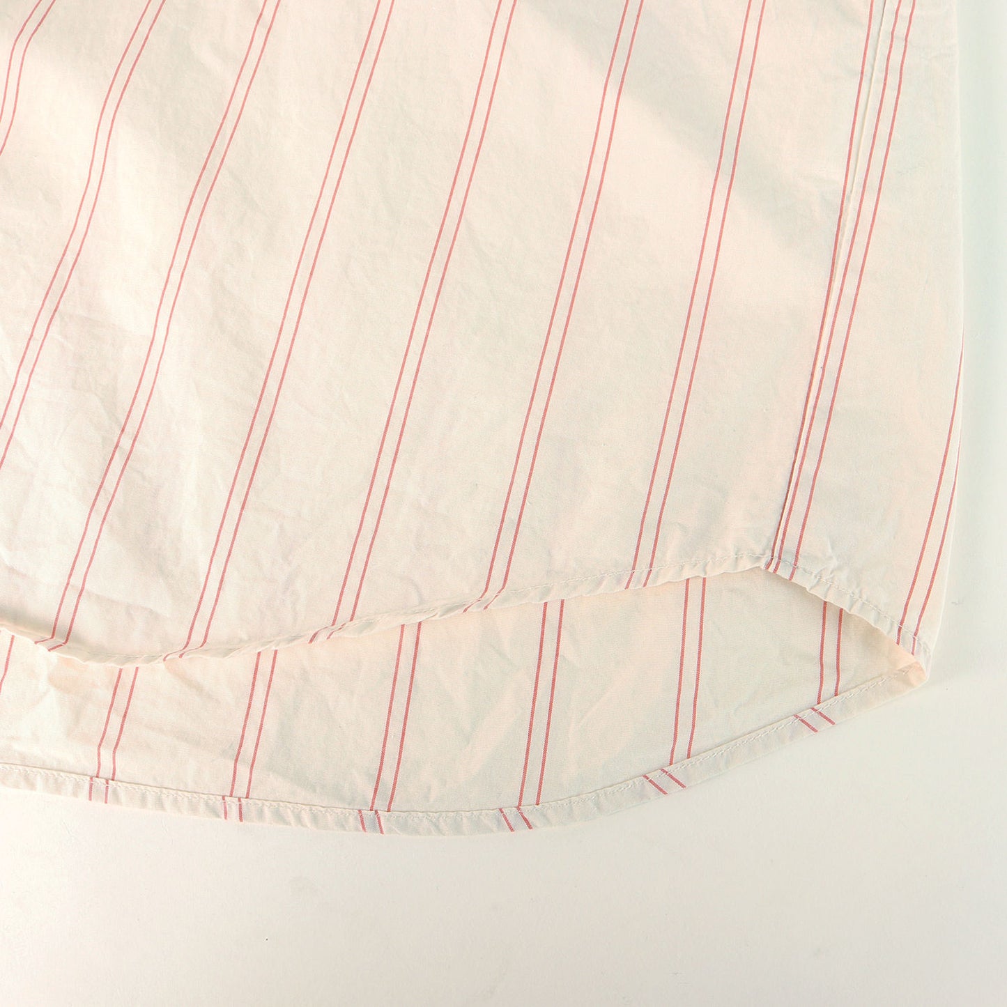 ワッペン付き ストライプ ワーク 半袖シャツ(STRIPE WORK SHT)