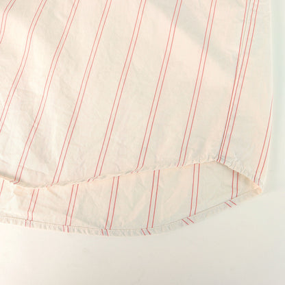 ワッペン付き ストライプ ワーク 半袖シャツ(STRIPE WORK SHT)