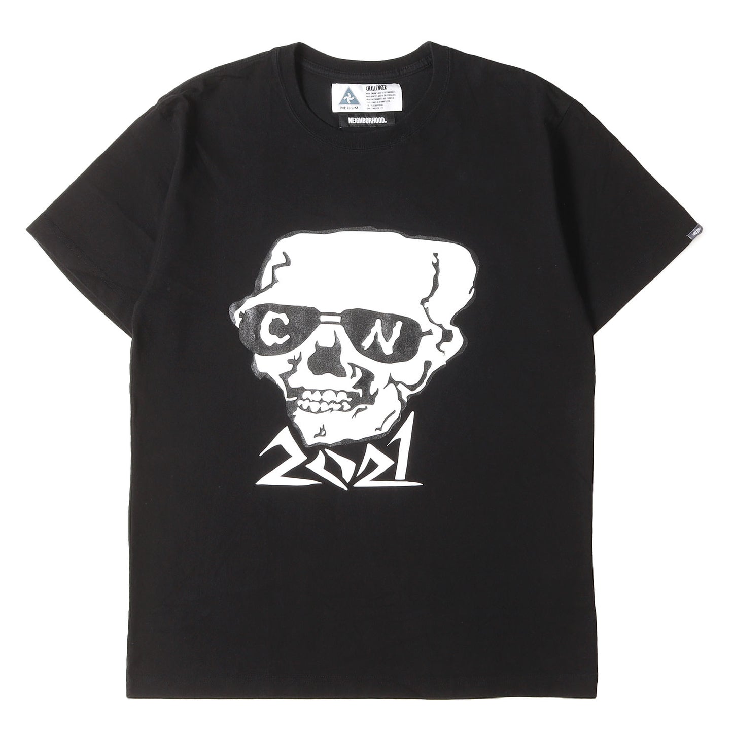 21AW ×NEIGHBORHOOD スカル グラフィック Tシャツ(2021 SKULL TEE)