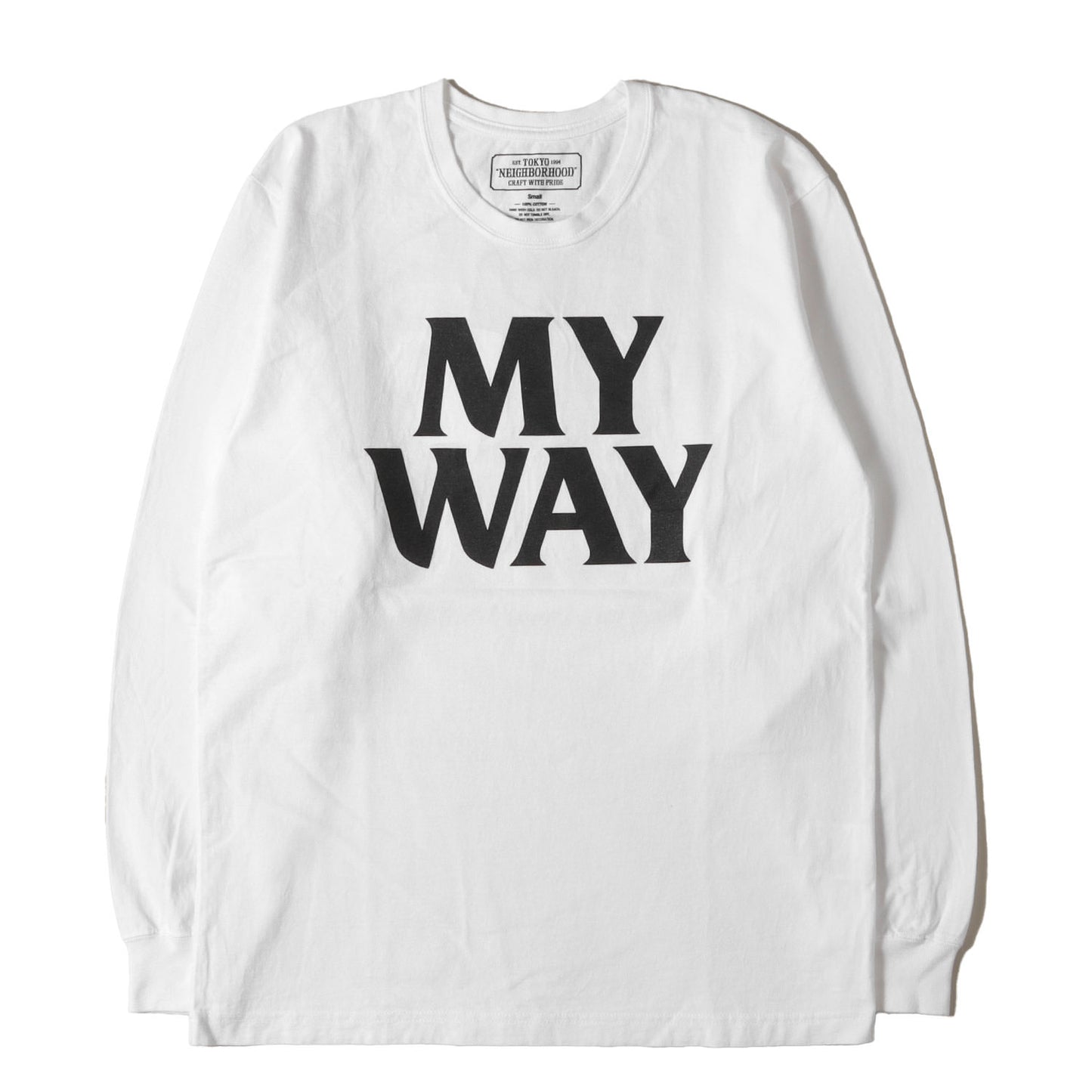 MY WAYロゴ ロングスリーブ Tシャツ(MY WAY / C-TEE. LS)