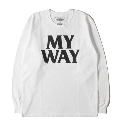 MY WAYロゴ ロングスリーブ Tシャツ(MY WAY / C-TEE. LS)