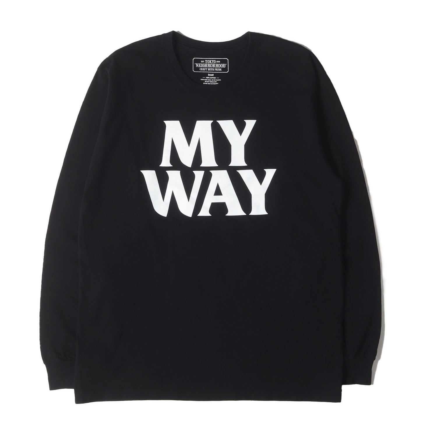 MY WAYロゴ ロングスリーブ Tシャツ(MY WAY / C-TEE. LS)