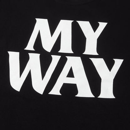 MY WAYロゴ ロングスリーブ Tシャツ(MY WAY / C-TEE. LS)