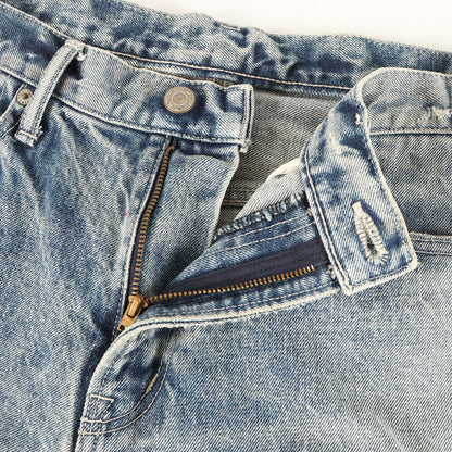 20SS ペイント加工 セルビッチ デニムパンツ