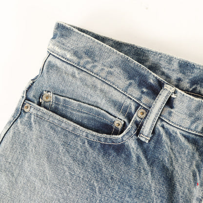 20SS ペイント加工 セルビッチ デニムパンツ
