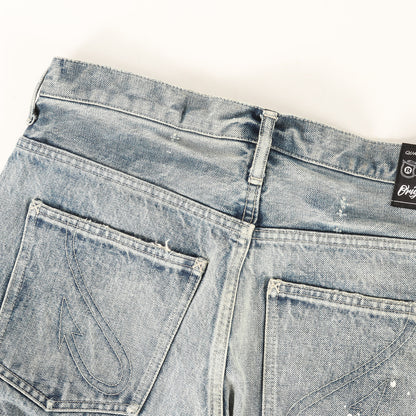 20SS ペイント加工 セルビッチ デニムパンツ