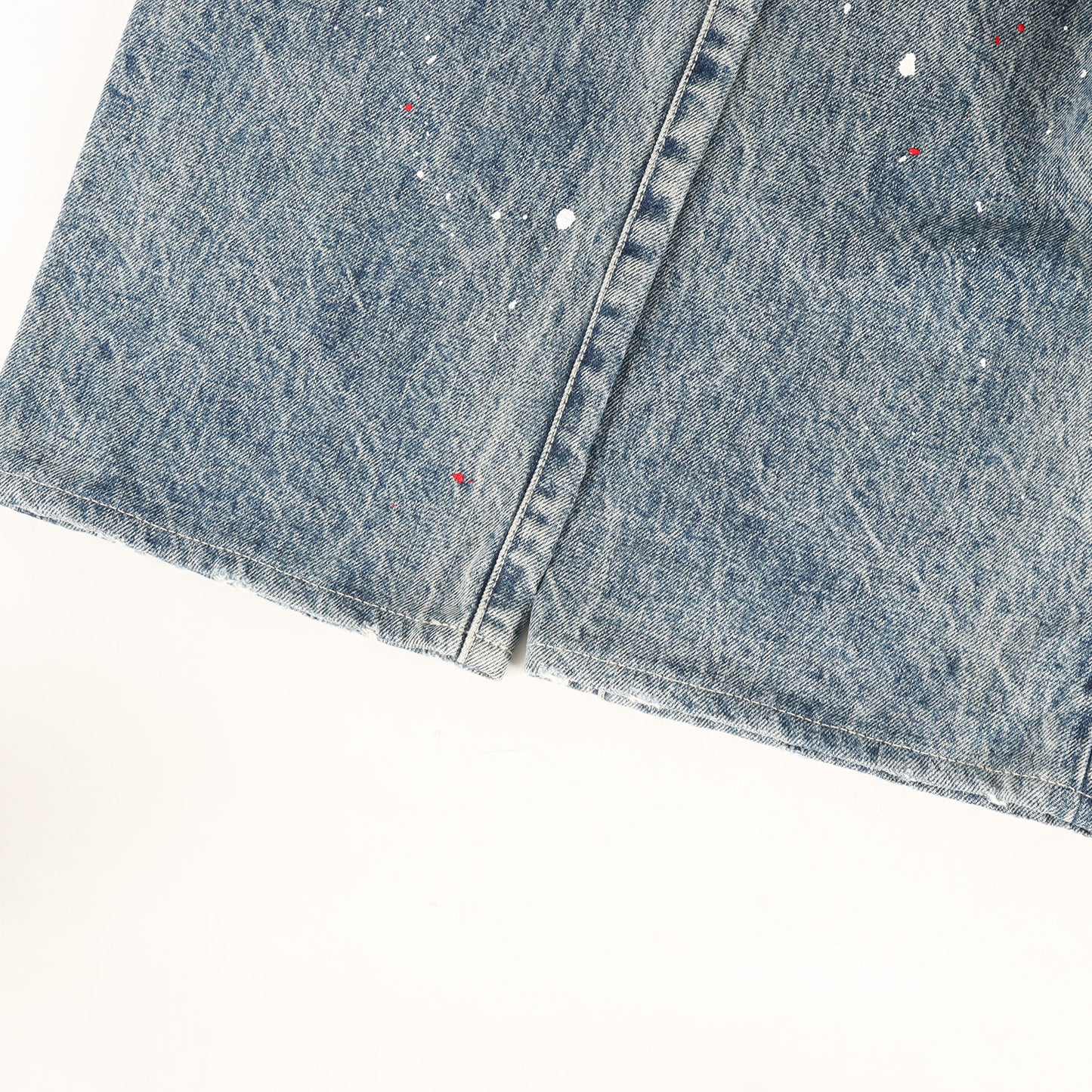 20SS ペイント加工 セルビッチ デニムパンツ
