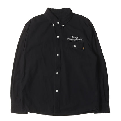21SS ロゴプリント オックスフォード ボタンダウンシャツ(RODEO SHIRT)
