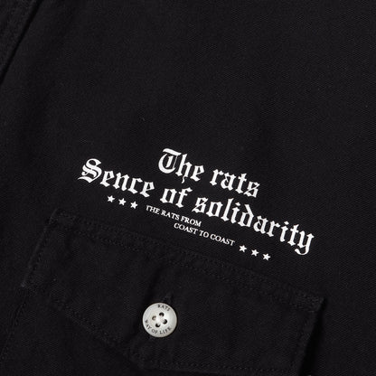 21SS ロゴプリント オックスフォード ボタンダウンシャツ(RODEO SHIRT)