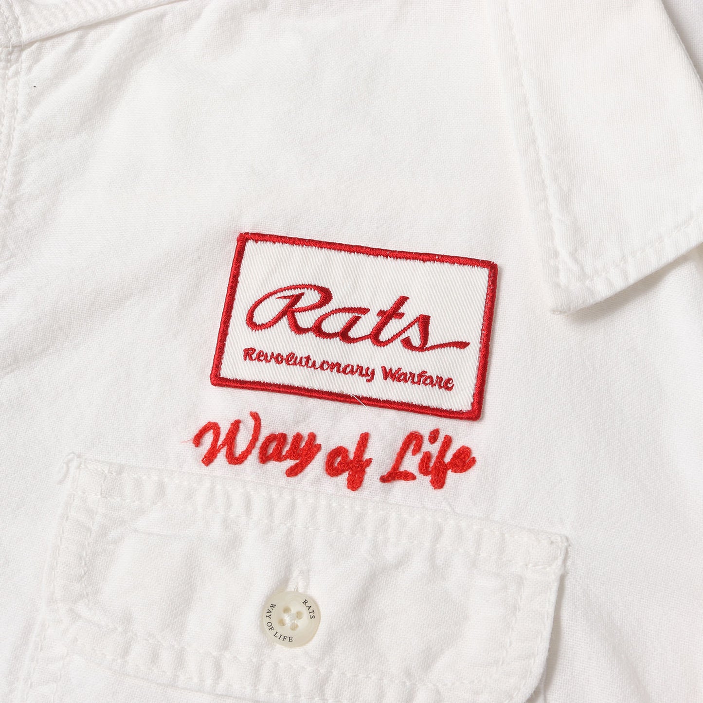パッチ付き オックスフォード ワークシャツ(PATCH OX WORK SHIRT)