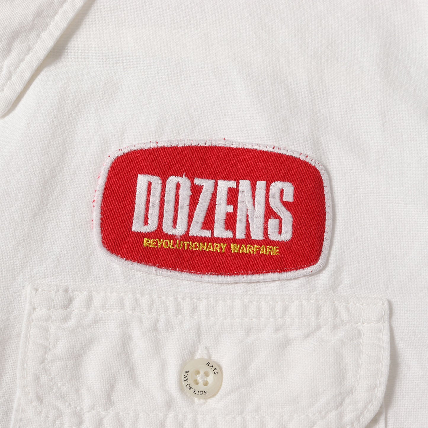 パッチ付き オックスフォード ワークシャツ(PATCH OX WORK SHIRT)