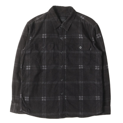 20AW プリントチェック フランネルシャツ(PRINT FLANNEL CHECK SHIRT)