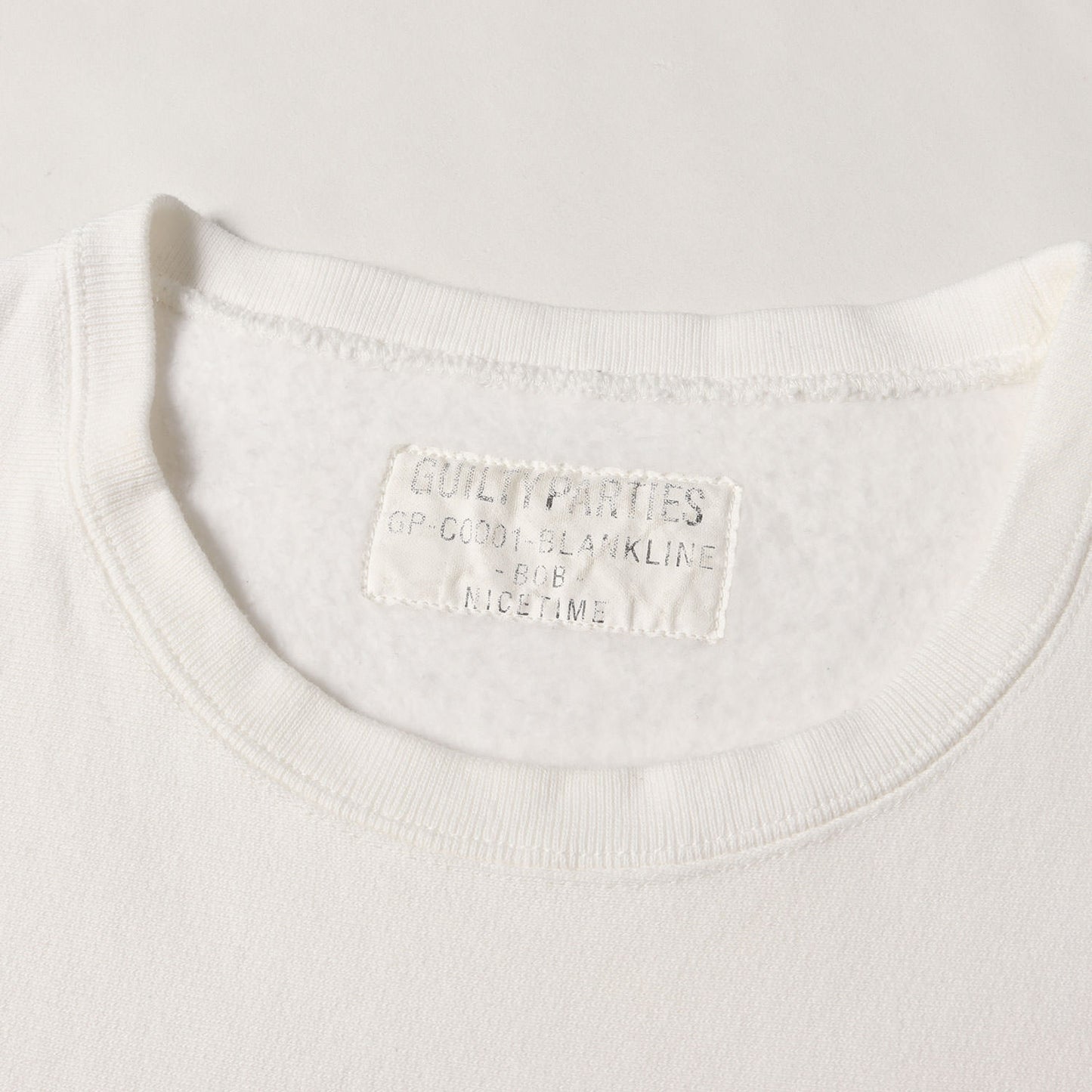 BLANKLINE ブランドロゴ ヘビー クルーネック スウェット(HEAVY WEIGHT CREW NECK SWEAT SHIRT)