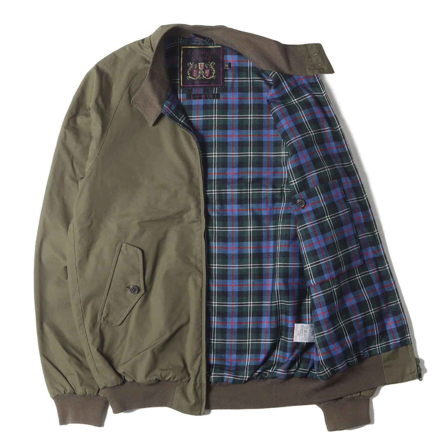 T-9 コットンウェザークロス ハリントンジャケット (T-9 Harrington Jacket) トラファルガーシールド