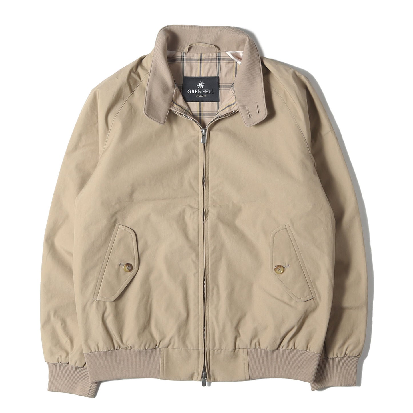 ピーチドコットン ハリントンジャケット (Harrington Jacket)