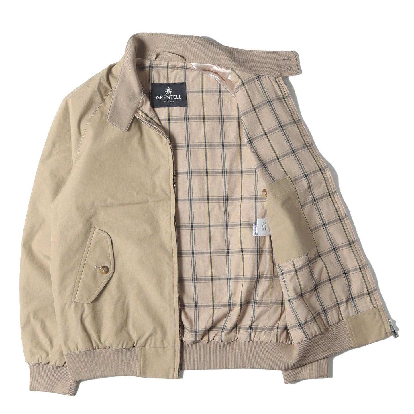 ピーチドコットン ハリントンジャケット (Harrington Jacket)