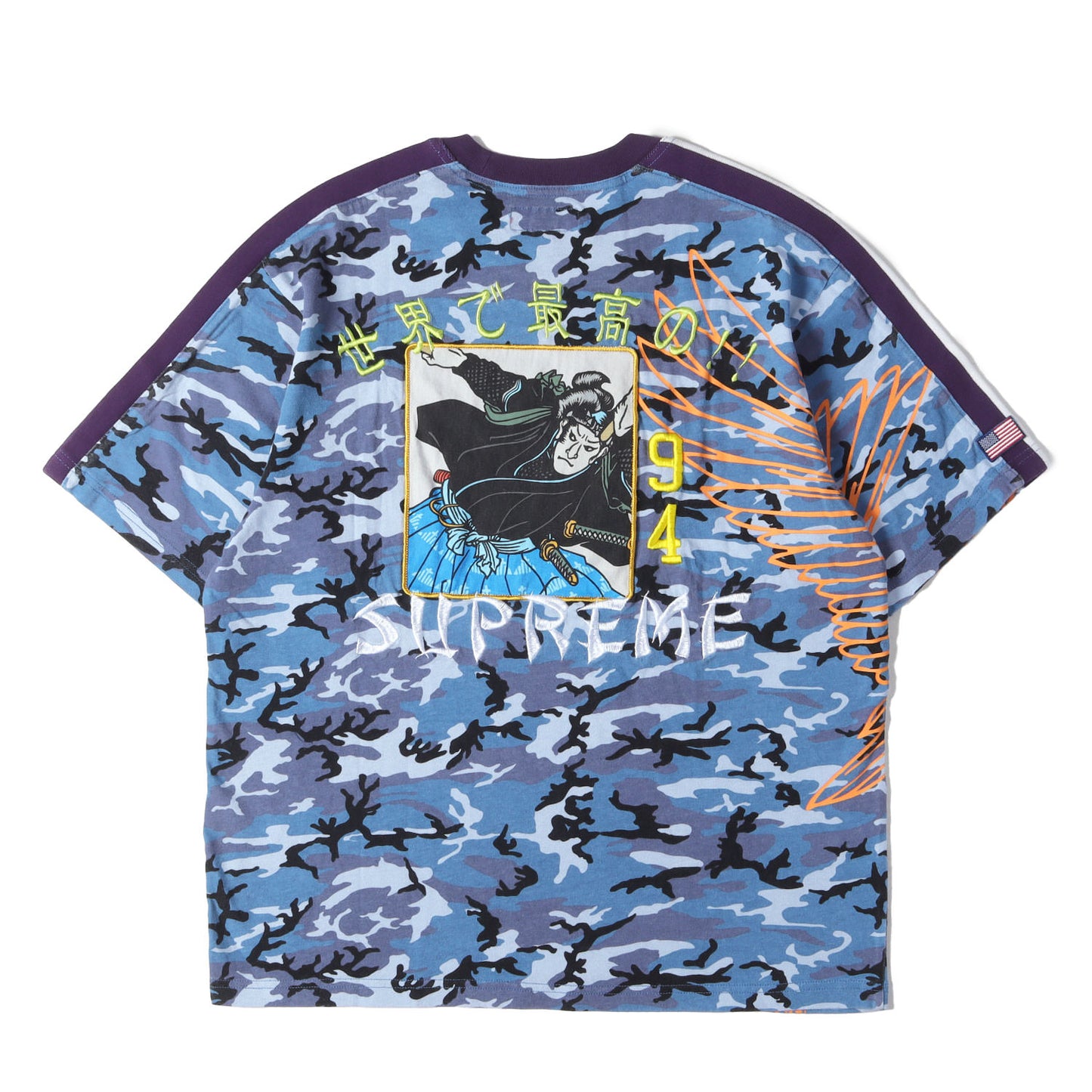 25AW 浮世絵ワッペン グラフィック ヘビー Tシャツ(Crane S/S Top)