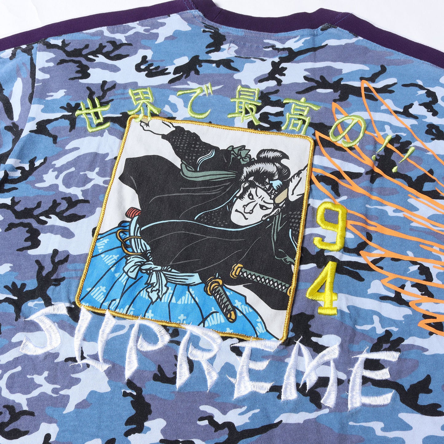 25AW 浮世絵ワッペン グラフィック ヘビー Tシャツ(Crane S/S Top)
