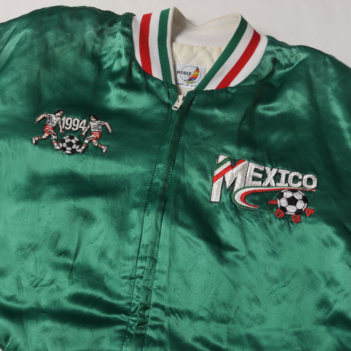 90s 1994年 FIFAワールドカップ メキシコ代表 サテン スタジャン USA製
