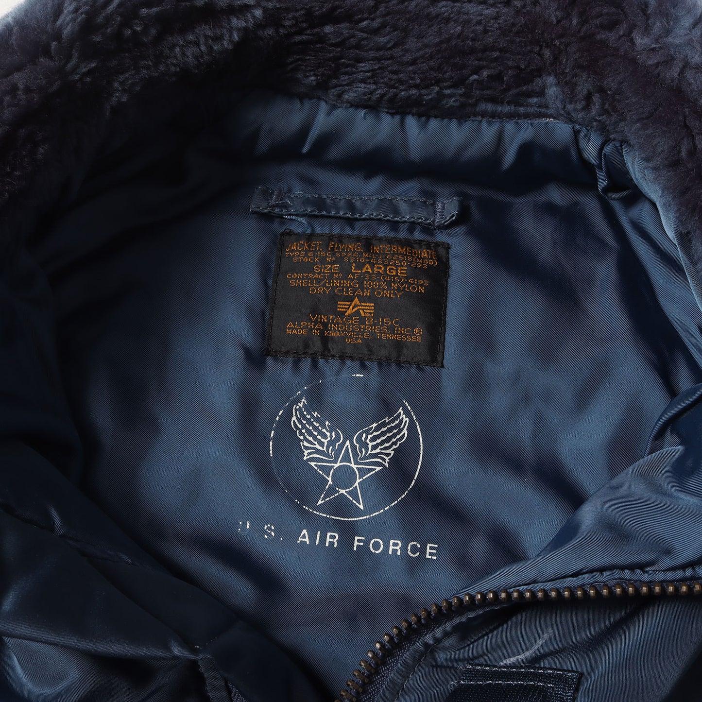 [USA製 50s復刻モデル] 90s B-15C フライトジャケット (MIL-J-6251B MOD)