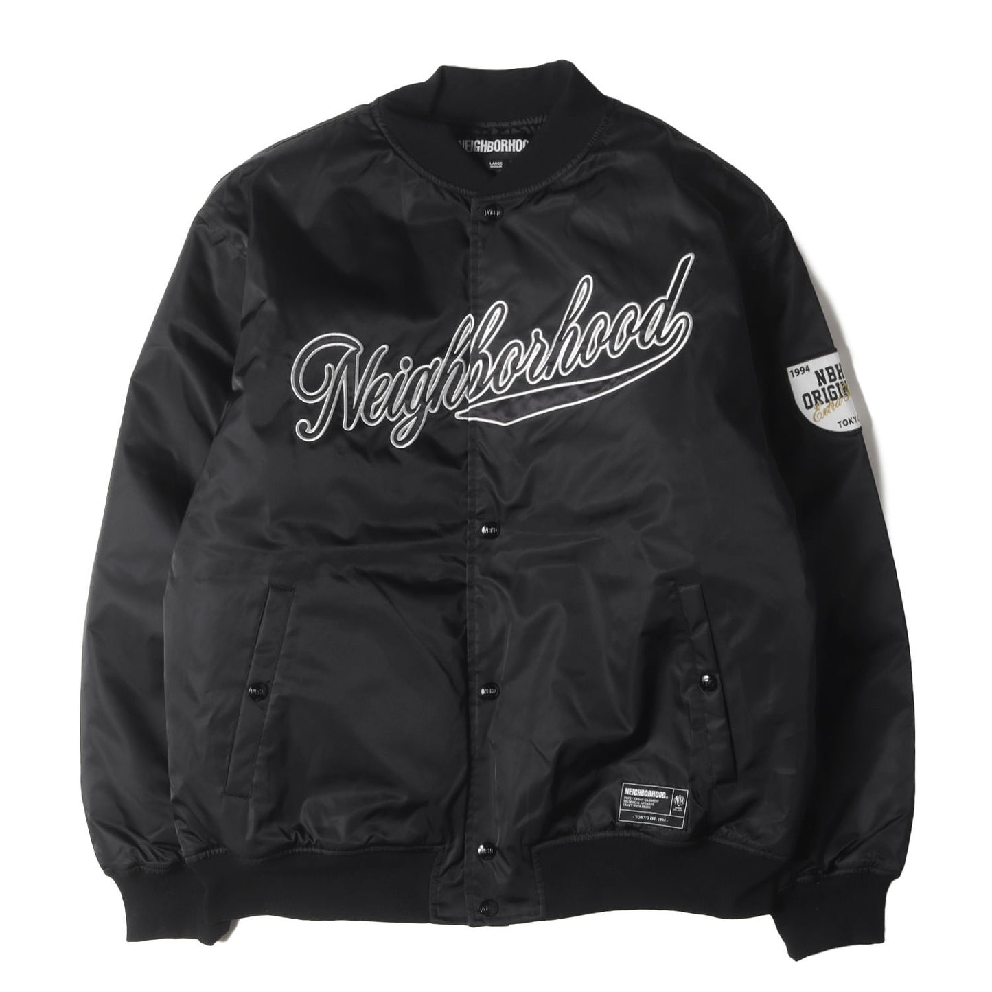 25AW ナイロン ベースボールジャケット / スタジャン(BASEBALL JACKET)