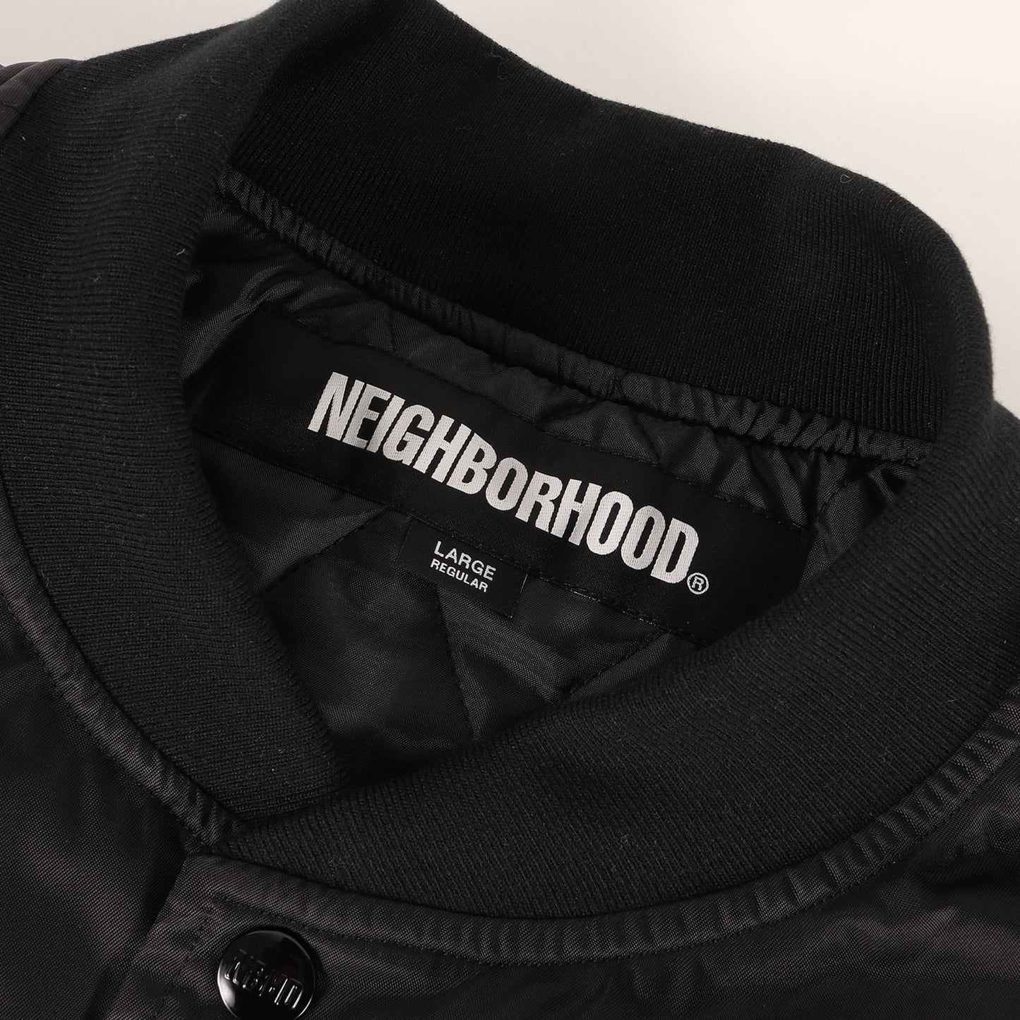 25AW ナイロン ベースボールジャケット / スタジャン(BASEBALL JACKET)