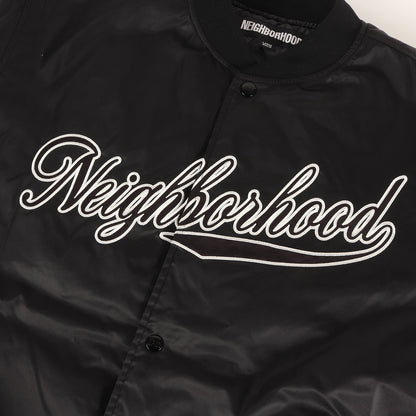 25AW ナイロン ベースボールジャケット / スタジャン(BASEBALL JACKET)