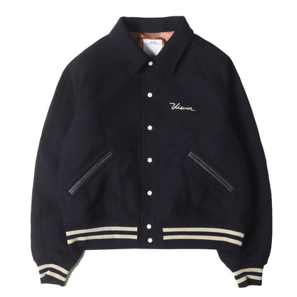 26SS ウール/リネン ダブルクロス バーシティジャケット(CRESTWOOD VARSITY JKT)