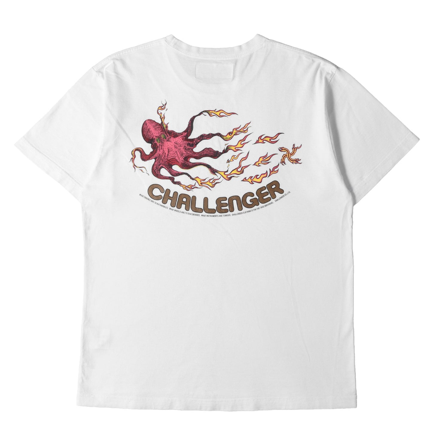 タコファイヤー ポケット Tシャツ(FIRE OCTOPUS TEE)