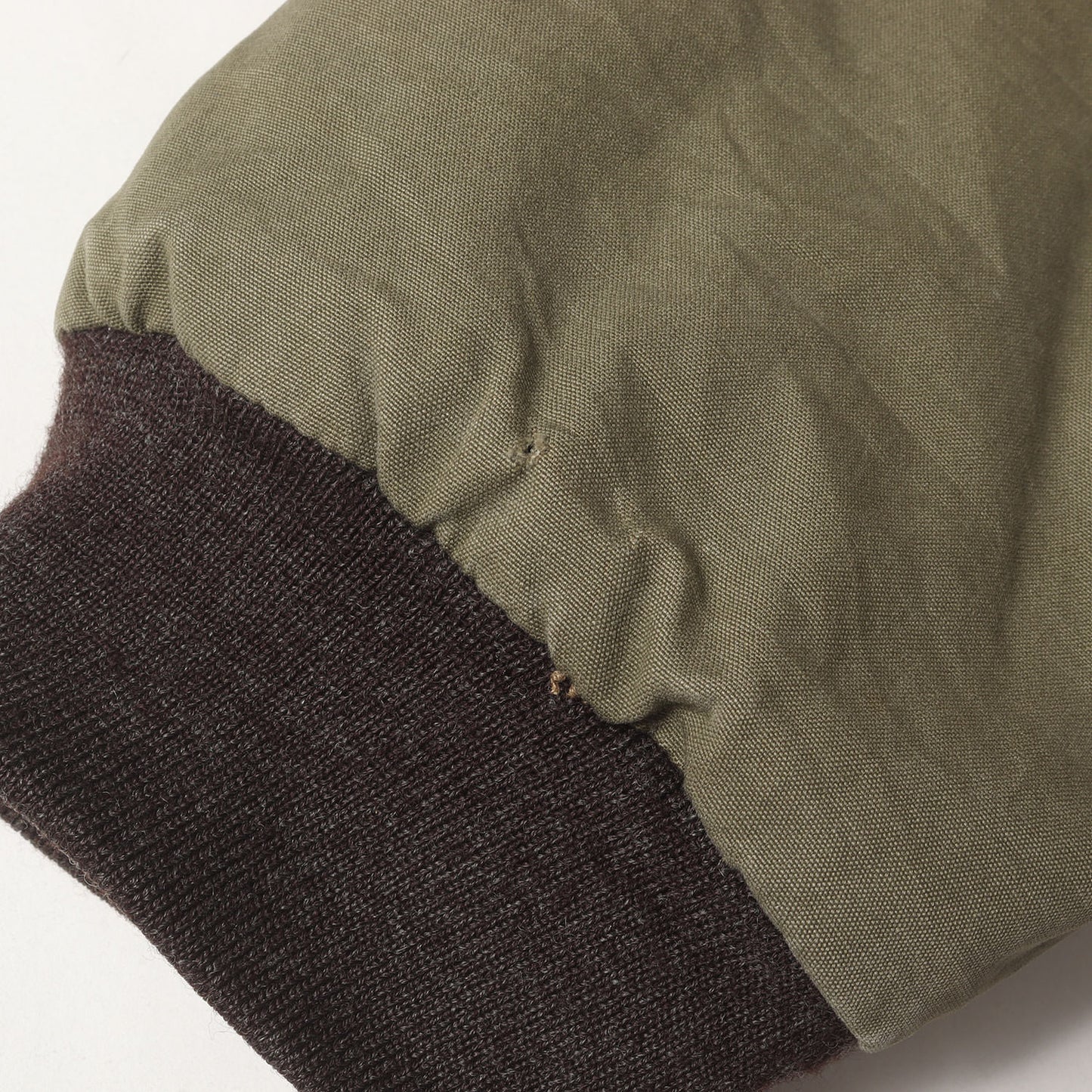 [希少 三ツ星タグ] 90s レザーエルボーパッチ付き コットン タンカースジャケット