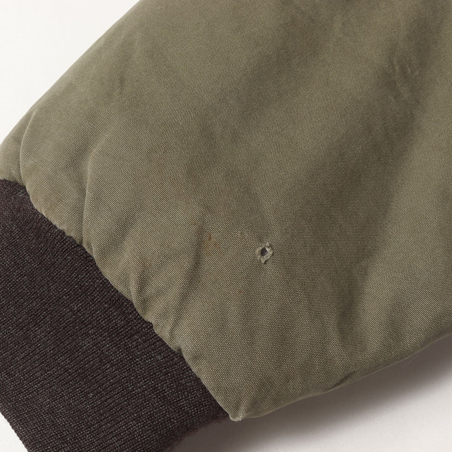 [希少 三ツ星タグ] 90s レザーエルボーパッチ付き コットン タンカースジャケット