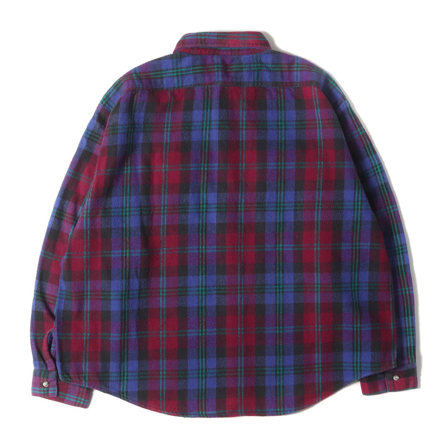 [好配色] 90s チェック ヘビー フランネルシャツ USA製