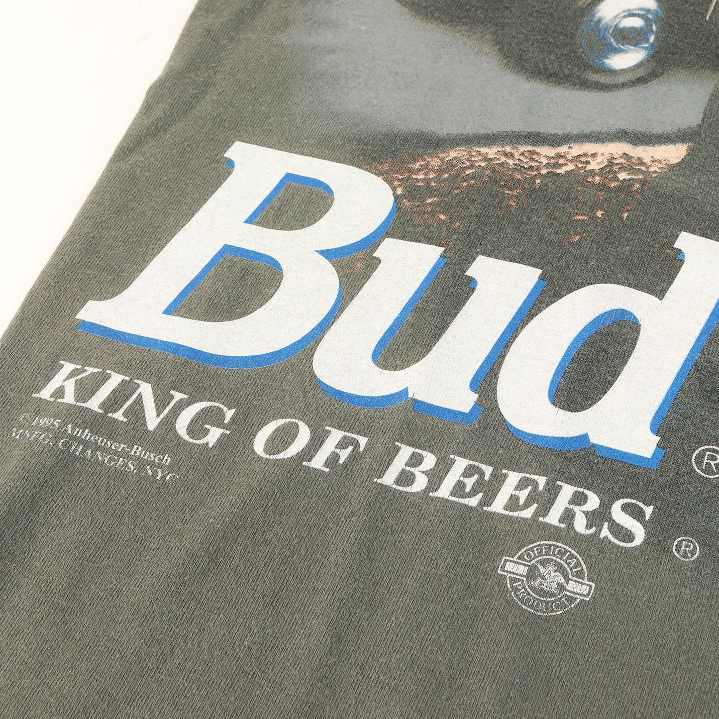 90s Budweiser 両面プリント フロッグ カエル Tシャツ / USA製 TULTEX