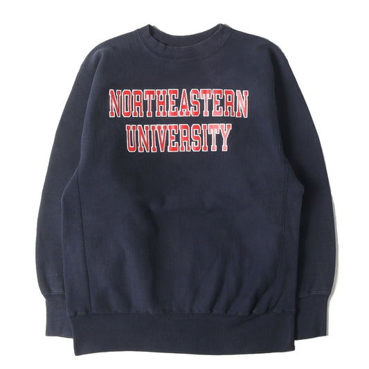 [USA製 刺繍タグ] 90s リバースウィーブ カレッジ スウェット (ノースイースタン大学)