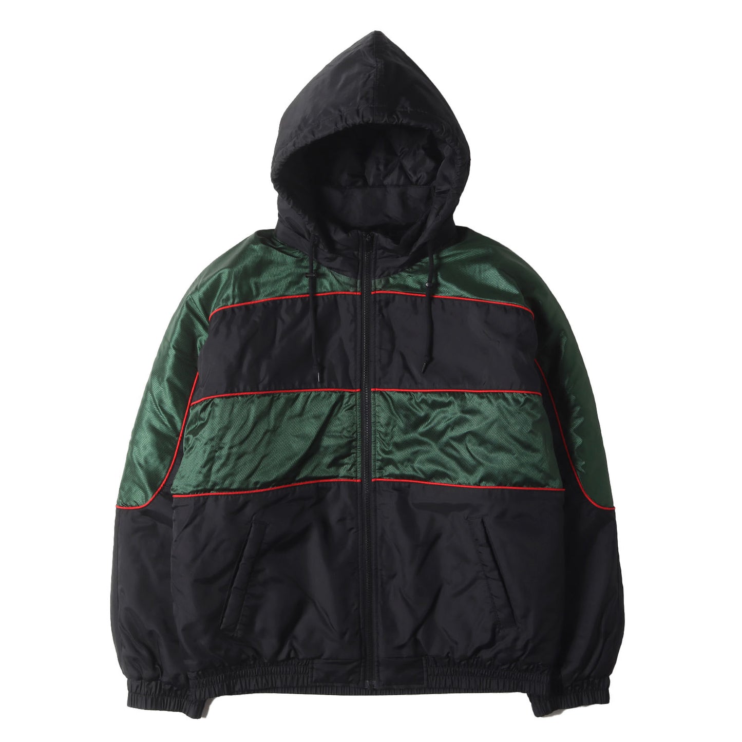 バックロゴ スポーツ パイピング 中綿ジャケット(Sports Piping Puffy Jacket)