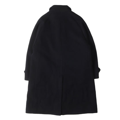 22AW メルトンウール 裏地レオパード バルカラーコート(BAL COLLAR COAT)