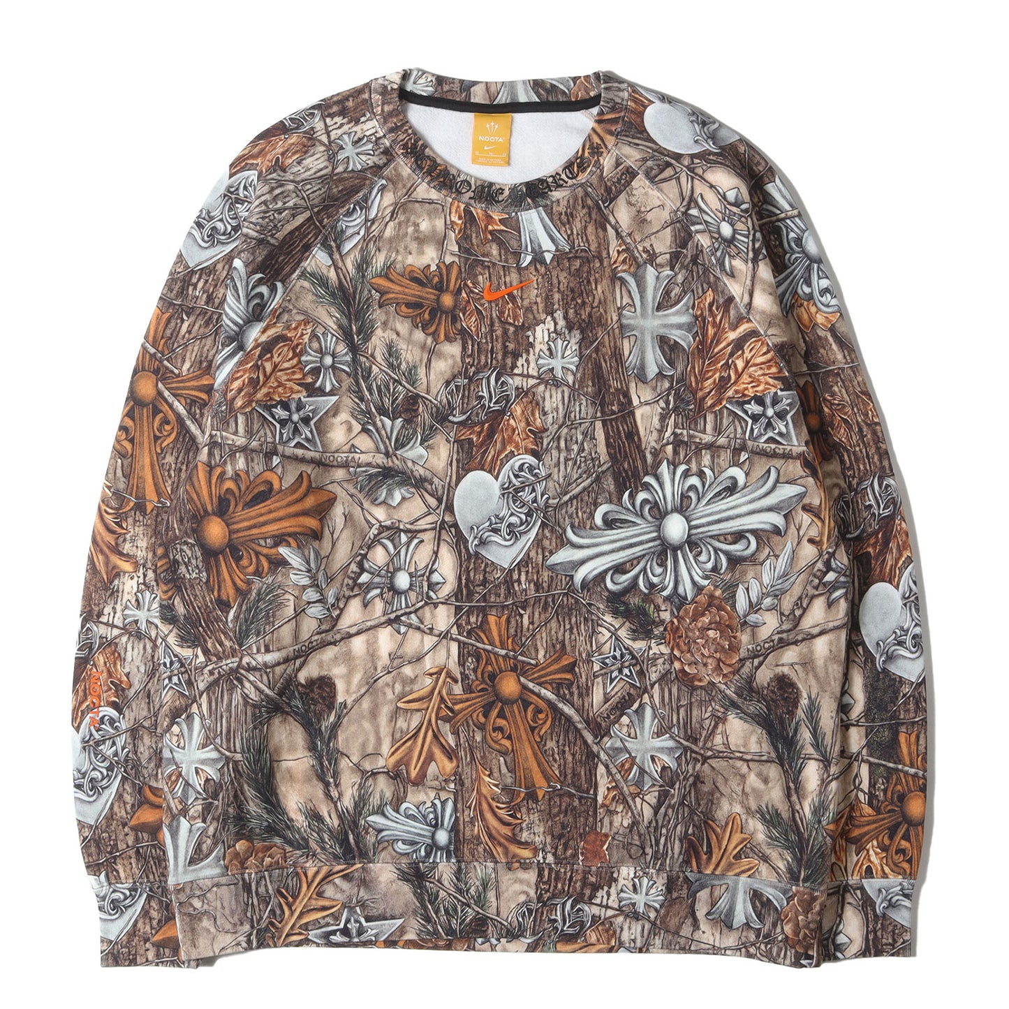26SS × NIKE / DRAKE / NOCTA マルチモチーフ リアルツリーカモ クルーネック スウェット (Crewneck Sweatshirt Multi)