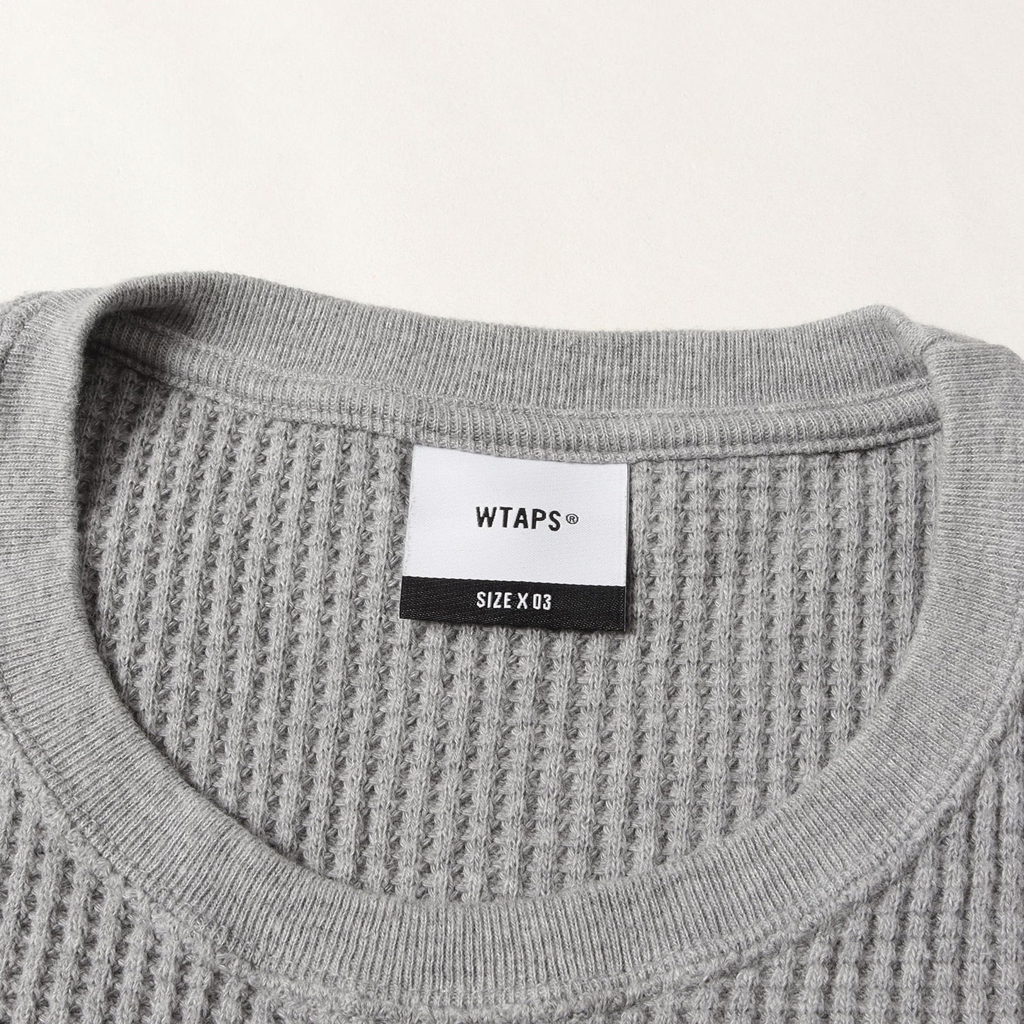 24AW ワッフル サーマル ロングスリーブ Tシャツ(WAFFLE / LS / COTTON)