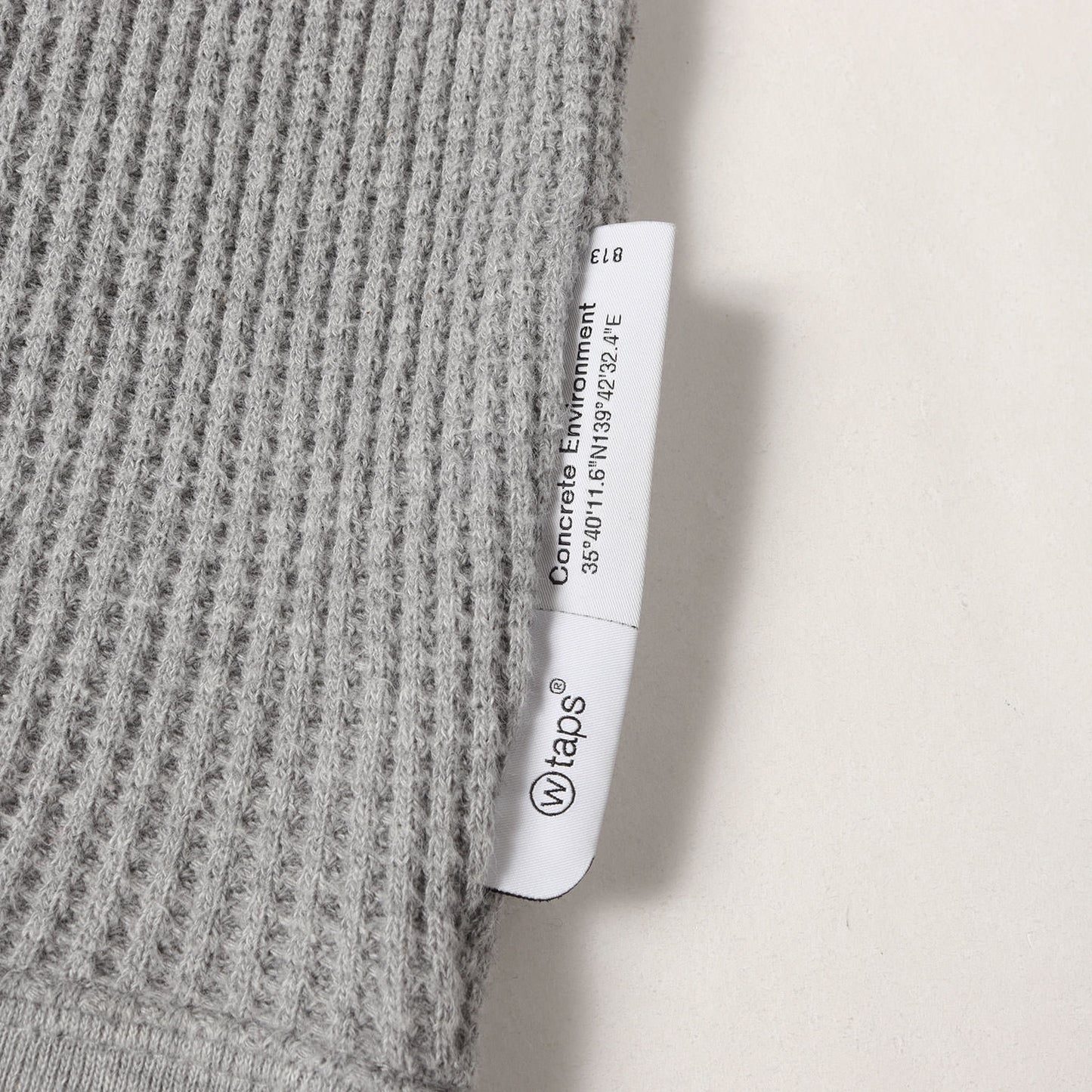 24AW ワッフル サーマル ロングスリーブ Tシャツ(WAFFLE / LS / COTTON)