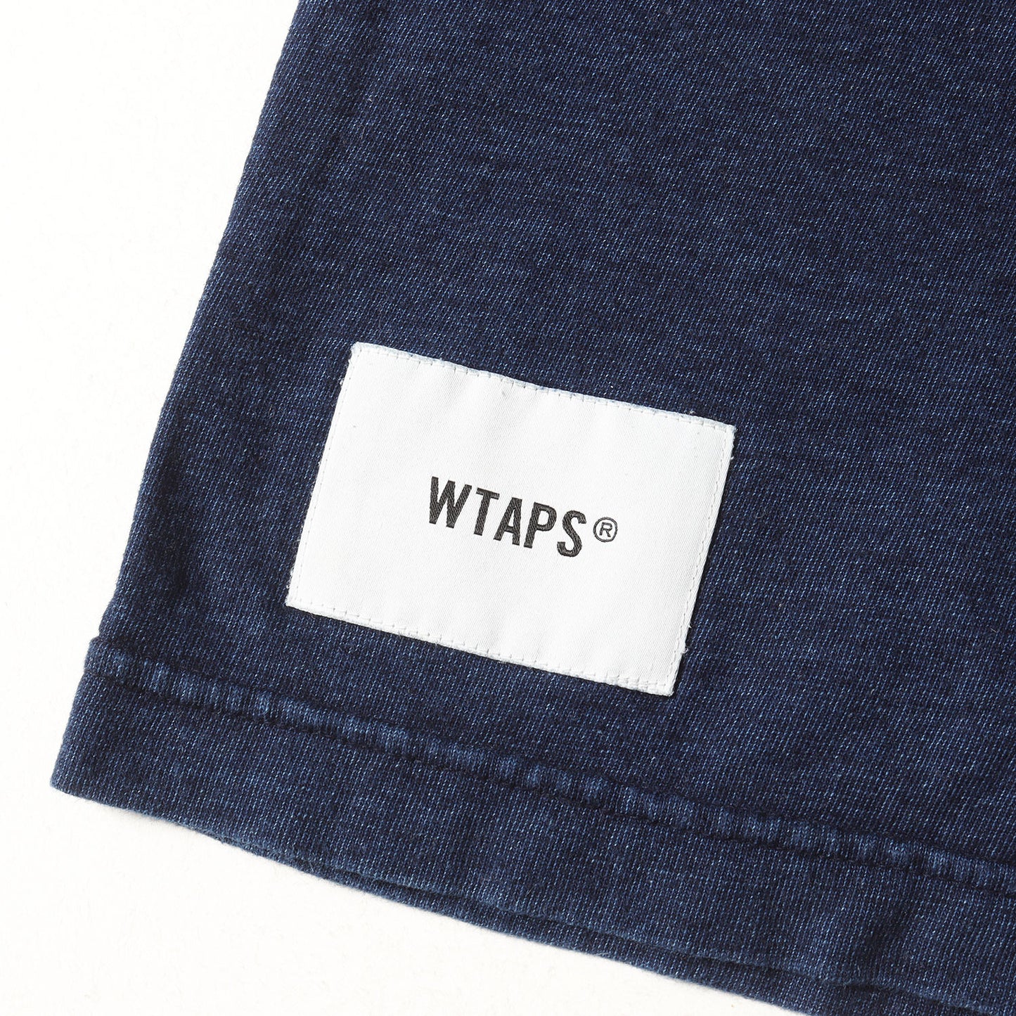 22SS ブランドロゴ刺繍 インディゴ Tシャツ(AII 06 / SS / COTTON)