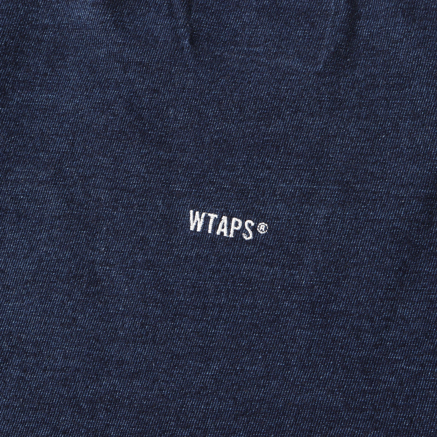 22SS ブランドロゴ刺繍 インディゴ Tシャツ(AII 06 / SS / COTTON)