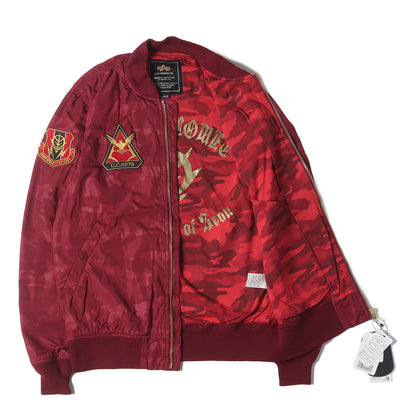 ×機動戦士ガンダム STRICT-G シャア・アズナブル 赤い彗星モデル MA-1 フライトジャケット