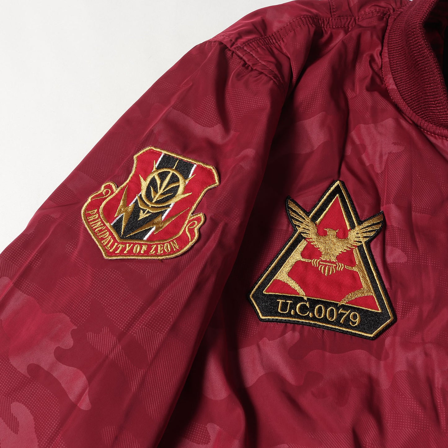 ×機動戦士ガンダム STRICT-G シャア・アズナブル 赤い彗星モデル MA-1 フライトジャケット