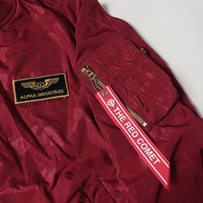 ×機動戦士ガンダム STRICT-G シャア・アズナブル 赤い彗星モデル MA-1 フライトジャケット