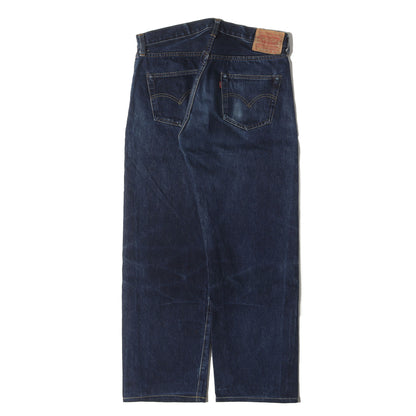 [希少 濃紺] 90s 1950年代復刻 501XX デニムパンツ / USA製 501-0003 バレンシア工場 ボタン裏刻印555