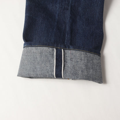 [希少 濃紺] 90s 1950年代復刻 501XX デニムパンツ / USA製 501-0003 バレンシア工場 ボタン裏刻印555