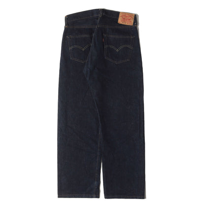 [希少 濃紺] 90s 1950年代復刻 501XX デニムパンツ / USA製 501-0003 バレンシア工場 ボタン裏刻印555