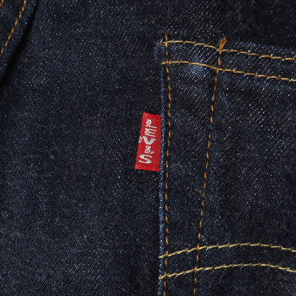 [希少 濃紺] 90s 1950年代復刻 501XX デニムパンツ / USA製 501-0003 バレンシア工場 ボタン裏刻印555