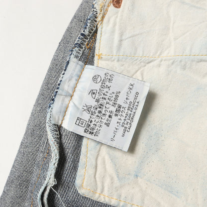 [希少 濃紺] 90s 1950年代復刻 501XX デニムパンツ / USA製 501-0003 バレンシア工場 ボタン裏刻印555